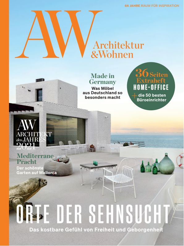 AW 04 2021 Titel Titelseite Architektur & Wohnen - Die 50 besten Büroeinrichter