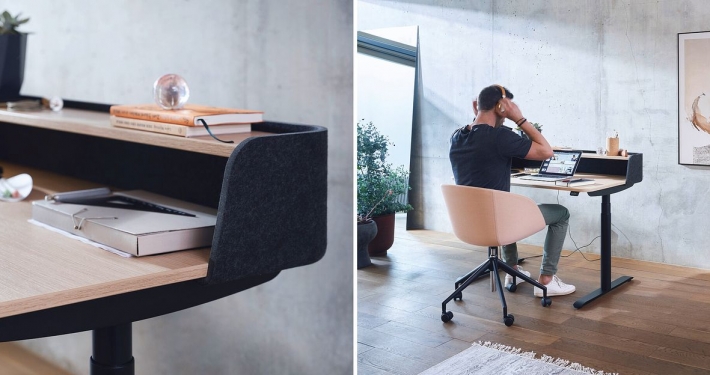 Sedus se-desk home elektronisch höhenverstellbarer Schreibtisch für das Homeoffice