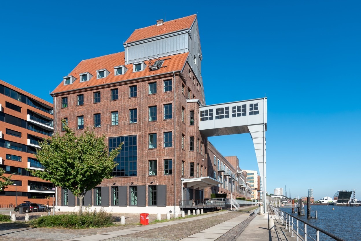 Außenansicht Hafengebäude Außenansicht Hafengebäude