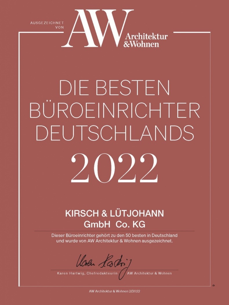 Auszeichnung AW Kirsch-Luetjohann 2022