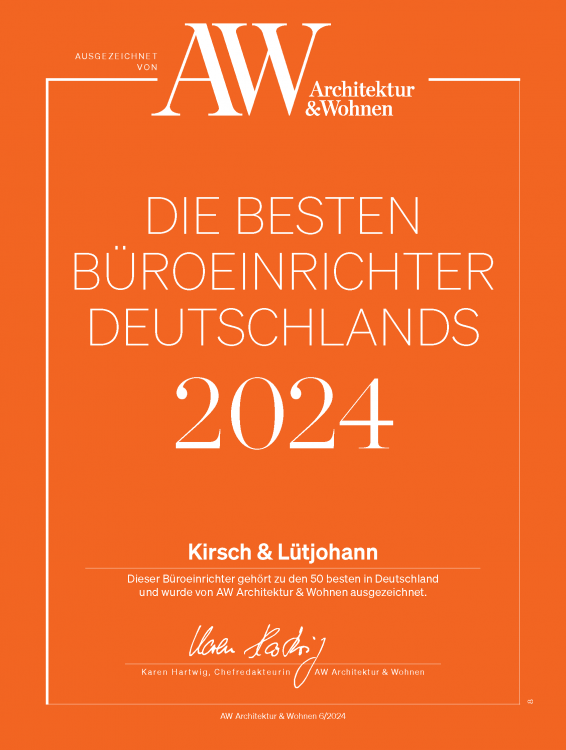 Auszeichnung Beste Bueroeinrichter 2024